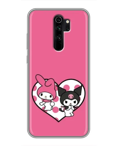Чехол для Xiaomi Redmi Note 8 Pro с картинкой «Kuromi и My Melody» Чехол для Xiaomi Redmi Note 8 Pro с картинкой «Kuromi и My Melody»