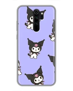 Чехол для Xiaomi Redmi Note 8 Pro с картинкой «Паттерн с Kuromi»