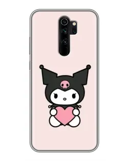 Чехол для Xiaomi Redmi Note 8 Pro с картинкой «Kuromi и сердце»