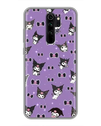 Чехол для Xiaomi Redmi Note 8 Pro с картинкой «Kuromi — паттерн» Чехол для Xiaomi Redmi Note 8 Pro с картинкой «Kuromi — паттерн»