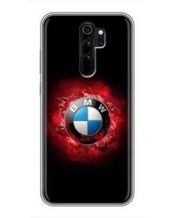 Чехол для Xiaomi Redmi Note 8 Pro с картинкой «Логотип BMW — вспышка»