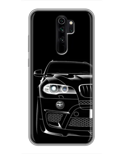 Чехол для Xiaomi Redmi Note 8 Pro с картинкой «Темный силуэт BMW» Чехол для Xiaomi Redmi Note 8 Pro с картинкой «Темный силуэт BMW»