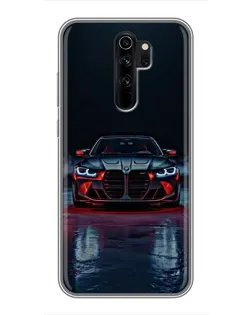 Чехол для Xiaomi Redmi Note 8 Pro с картинкой «BMW на мокрой дороге»