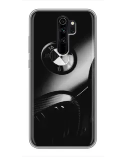 Чехол для Xiaomi Redmi Note 8 Pro с картинкой «Эмблема BMW — макро»