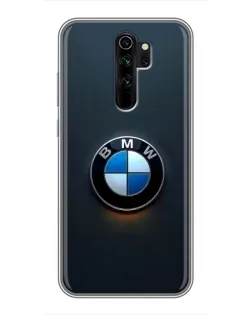 Чехол для Xiaomi Redmi Note 8 Pro с картинкой «Логотип BMW — минимализм»