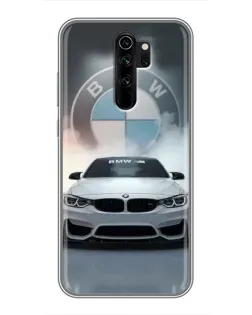 Чохол для Xiaomi Redmi Note 8 Pro з картинкою «BMW в білому диму»