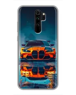 Чохол для Xiaomi Redmi Note 8 Pro з картинкою «BMW — золота емблема»