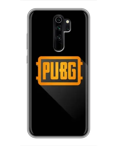 Чехол для Xiaomi Redmi Note 8 Pro с картинкой «PUBG — рамка лого»