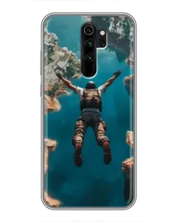Чехол для Xiaomi Redmi Note 8 Pro с картинкой «PUBG — свободное падение»