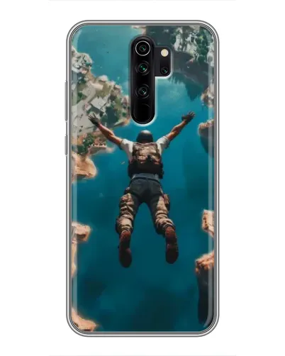 Чехол для Xiaomi Redmi Note 8 Pro с картинкой «PUBG — свободное падение»