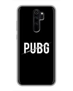 Чехол для Xiaomi Redmi Note 8 Pro с картинкой «PUBG — белый логотип»