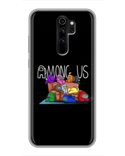 Чехол для Xiaomi Redmi Note 8 Pro с картинкой «Логотип Among Us» Чехол для Xiaomi Redmi Note 8 Pro с картинкой «Логотип Among Us»