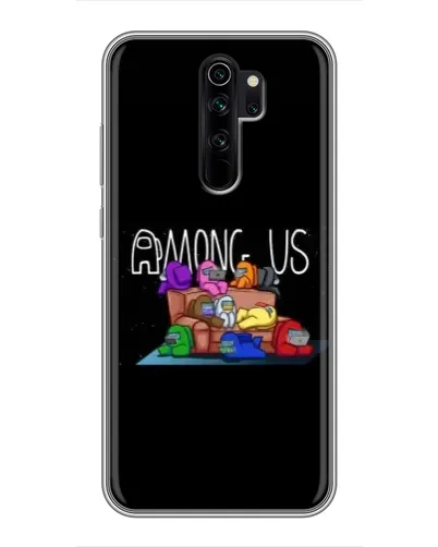Чехол для Xiaomi Redmi Note 8 Pro с картинкой «Логотип Among Us»