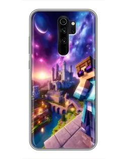 Чехол для Xiaomi Redmi Note 8 Pro с картинкой «Стив и космос» Чехол для Xiaomi Redmi Note 8 Pro с картинкой «Стив и космос»