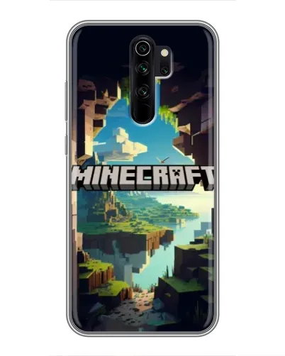 Чехол для Xiaomi Redmi Note 8 Pro с картинкой «Пещера Майнкрафт»