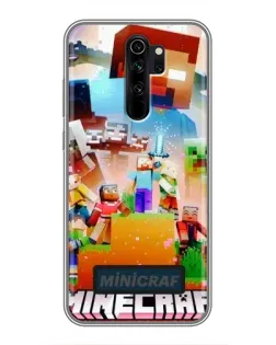 Чехол для Xiaomi Redmi Note 8 Pro с картинкой «Minecraft герои игры» Чехол для Xiaomi Redmi Note 8 Pro с картинкой «Minecraft герои игры»