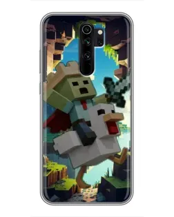 Чехол для Xiaomi Redmi Note 8 Pro с картинкой «Стив и гусь» Чехол для Xiaomi Redmi Note 8 Pro с картинкой «Стив и гусь»