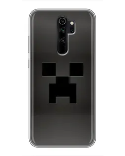 Чехол для Xiaomi Redmi Note 8 Pro с картинкой «Черный крипер градиент»