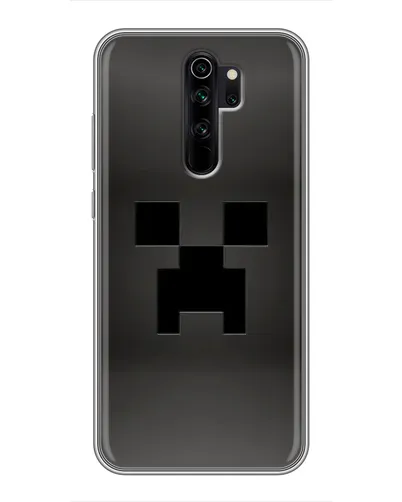 Чехол для Xiaomi Redmi Note 8 Pro с картинкой «Черный крипер градиент»