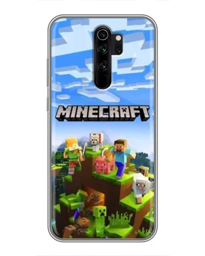 Чехол для Xiaomi Redmi Note 8 Pro с картинкой «Minecraft классический мир»