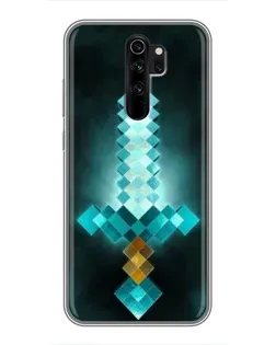Чехол для Xiaomi Redmi Note 8 Pro с картинкой «Алмазный меч неон»