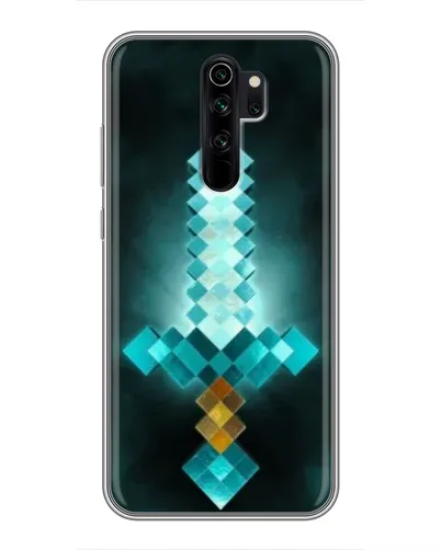 Чехол для Xiaomi Redmi Note 8 Pro с картинкой «Алмазный меч неон»