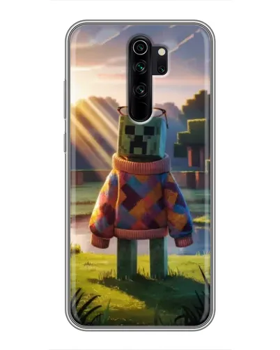Чехол для Xiaomi Redmi Note 8 Pro с картинкой «Крипер в свитере»