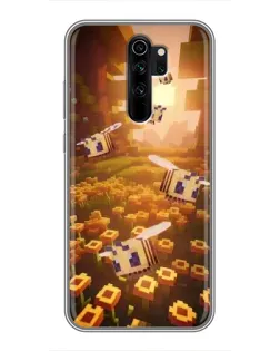 Чехол для Xiaomi Redmi Note 8 Pro с картинкой «Поле подсолнухов»