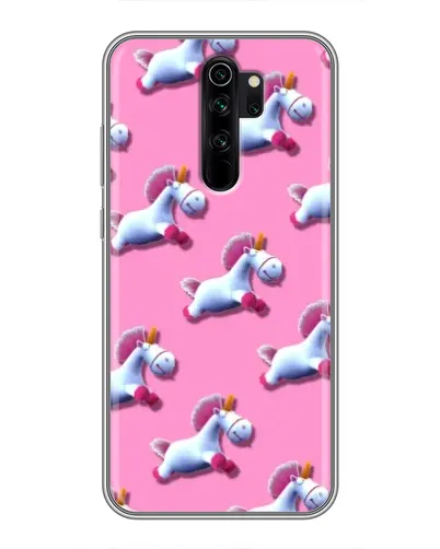 Чехол для Xiaomi Redmi Note 8 Pro с картинкой «Единороги на розовом»