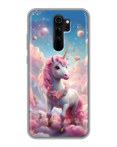 Чехол для Xiaomi Redmi Note 8 Pro с картинкой «Единорог среди облаков»
