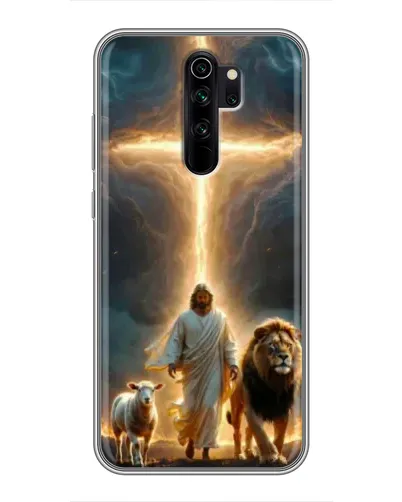 Чехол для Xiaomi Redmi Note 8 Pro с картинкой «Лев Иуды и Свет»