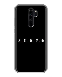 Чехол для Xiaomi Redmi Note 8 Pro с картинкой «Точки веры J.E.S.U.S.»