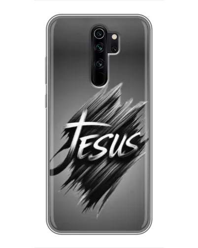 Чехол для Xiaomi Redmi Note 8 Pro с картинкой «Надпись Jesus Graffiti»