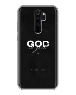 Чехол для Xiaomi Redmi Note 8 Pro с картинкой «GOD — Бог над всем»