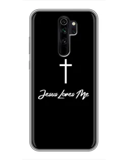 Чехол для Xiaomi Redmi Note 8 Pro с картинкой «Иисус любит тебя»