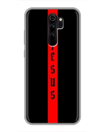 Чехол для Xiaomi Redmi Note 8 Pro с картинкой «Красная линия веры»