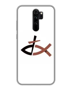 Чехол для Xiaomi Redmi Note 8 Pro с картинкой «Рыба и крест»