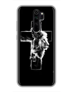 Чехол для Xiaomi Redmi Note 8 Pro с картинкой «Сияющий крест Jesus»