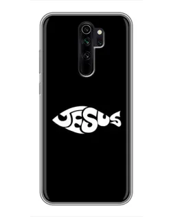 Чехол для Xiaomi Redmi Note 8 Pro с картинкой «Рыба Jesus»