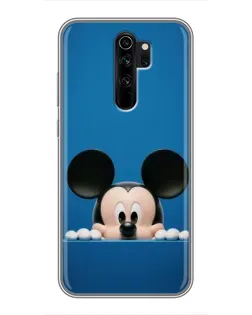 Чехол для Xiaomi Redmi Note 8 Pro с картинкой «Микки выглядывает»