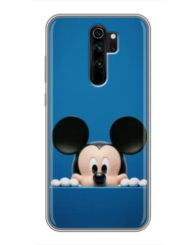 Чехол для Xiaomi Redmi Note 8 Pro с картинкой «Микки выглядывает»