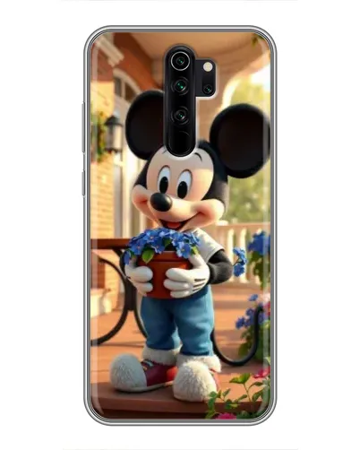 Чехол для Xiaomi Redmi Note 8 Pro с картинкой «Микки садовод»