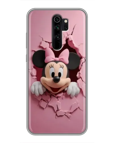 Чехол для Xiaomi Redmi Note 8 Pro с картинкой «Минни сквозь стену»