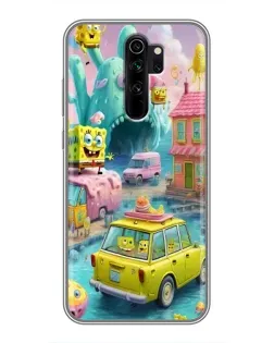 Чехол для Xiaomi Redmi Note 8 Pro с картинкой «Монстр-трак приключения»