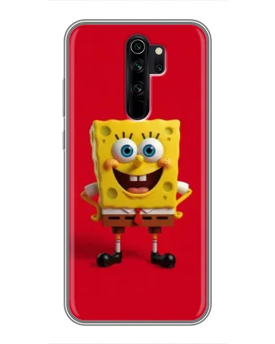 Чехол для Xiaomi Redmi Note 8 Pro с картинкой «Спанч Боб на красном» Чехол для Xiaomi Redmi Note 8 Pro с картинкой «Спанч Боб на красном»