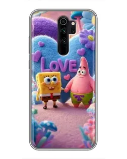 Чехол для Xiaomi Redmi Note 8 Pro с картинкой «Губка Боб Патрик»