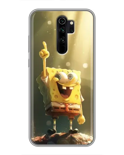 Чехол для Xiaomi Redmi Note 8 Pro с картинкой «Сияющий Спанч Боб» Чехол для Xiaomi Redmi Note 8 Pro с картинкой «Сияющий Спанч Боб»