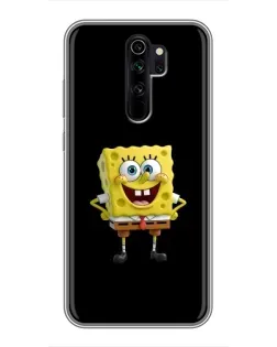 Чехол для Xiaomi Redmi Note 8 Pro с картинкой «Классический Губка Боб»