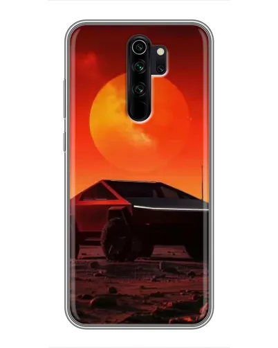 Чехол для Xiaomi Redmi Note 8 Pro с картинкой «Cybertruck на Марсе»