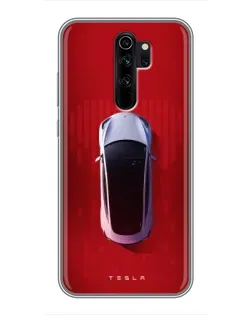 Чохол для Xiaomi Redmi Note 8 Pro з картинкою «Tesla Top View»